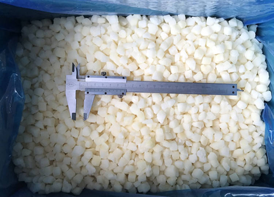 China Origin IQF Fresh Frozen Diced Pear Cubes Dices 10x10mm Good Price Frozen Fruits Snow Pear Diced