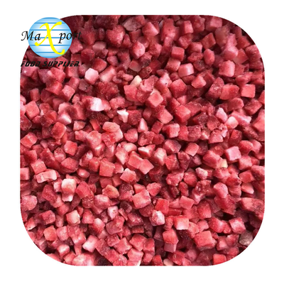 New Crop Good Quality Iqf Frozen Diced Strawberry Frozen Strawberry Dices From China
