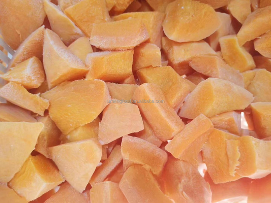 Wholesale Bulk Packed Frozen Pumpkin Diced Iqf Pumpkin Chunks Frozen Vegetables