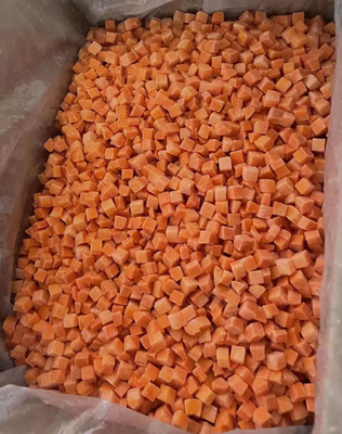 Wholesale Bulk Packed Frozen Pumpkin Diced Iqf Pumpkin Chunks Frozen Vegetables