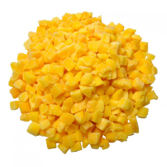 P&ecirc;ssegos Amarelos Org&acirc;nicos IQF em Cubos Embalados a Granel Frutas Congeladas Polpa em &Aacute;gua Cubos Inteiros e Metades Sabor Doce Preservados 3