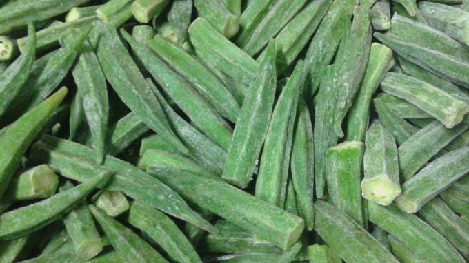 Fornecimento chin&ecirc;s Melhor qualidade Bom pre&ccedil;o Iqf Vegetais congelados Okra Gumbo inteiro 0