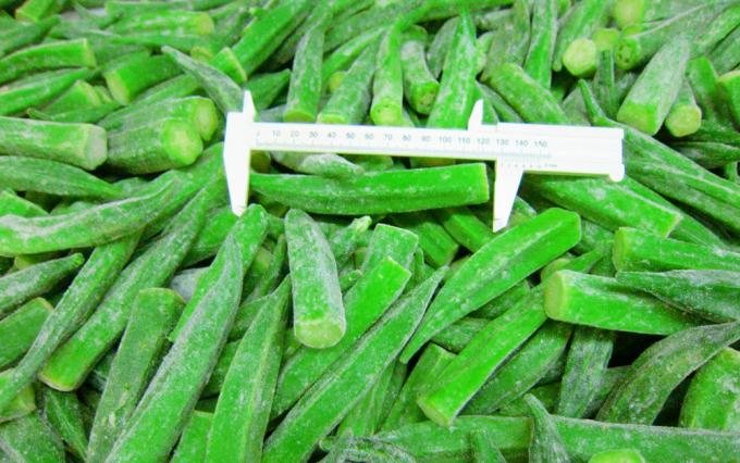 Fornecimento chin&ecirc;s Melhor qualidade Bom pre&ccedil;o Iqf Vegetais congelados Okra Gumbo inteiro 3
