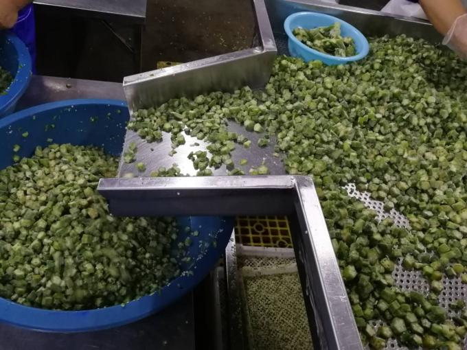 Fornecimento chin&ecirc;s Melhor qualidade Bom pre&ccedil;o Iqf Vegetais congelados Okra Gumbo inteiro 5