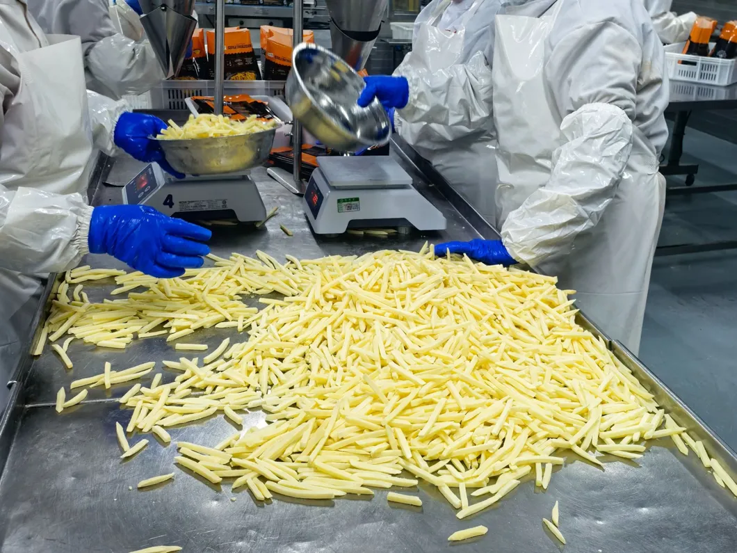 Carregamento e entrega atempada de batatas fritas congeladas 2