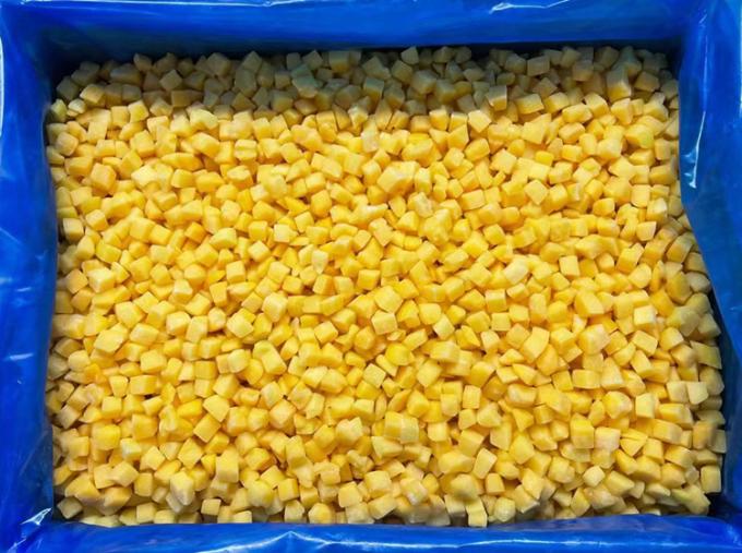 Meio de p&ecirc;ssego amarelo congelado em massa de 10 kg de alta qualidade - ideal para uso em lata e exporta&ccedil;&atilde;o 4