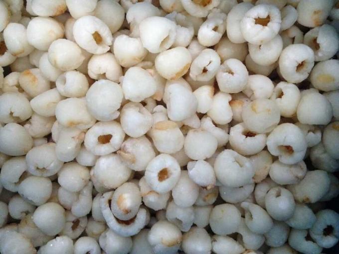 Sinocharm BRC A Produto congelado aprovado pelo IQF Fruto lichi descascado Bom pre&ccedil;o Melhor pre&ccedil;o lichi por atacado Lichi org&acirc;nico congelado 1
