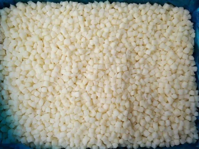 China Nova IQF congelado ma&ccedil;&atilde; em cubos cubos em fatias 10mm 6mm ma&ccedil;&atilde; Fuji frutas p&ecirc;ra kiwi manga abacaxi Blackberry groselha 1