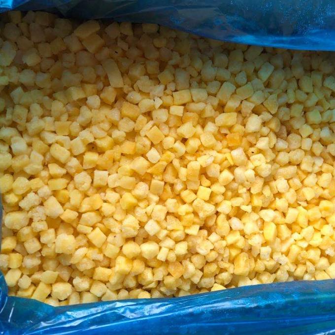 Atacado IQF Cubos de Abacaxi Congelados Frutas Congeladas com Bom Preço 1