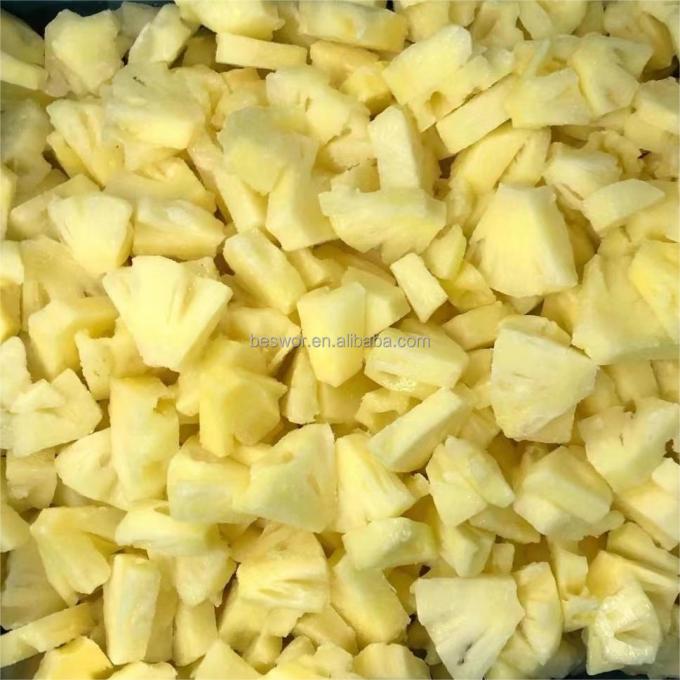 Atacado IQF Cubos de Abacaxi Congelados Frutas Congeladas com Bom Preço 4