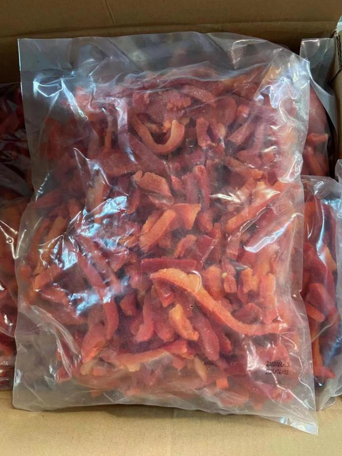 Fabricação Profissional de Qualidade Certificada Tiras de Pimentão Vermelho Congelado IQF 3